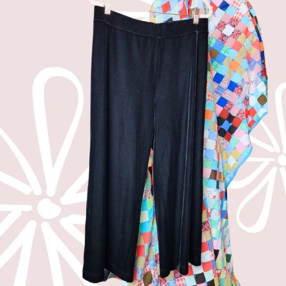 Pants - 39.$7-3X-CHICO'S Velvet Wide Leg Pants Black
